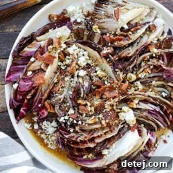 Warm Radicchio, Bacon and Blue Cheese Salad – Healthyish Foods