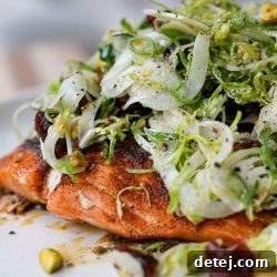 Oven Roasted Salmon with Shaved Vegetable Salad – Healthyish Foods