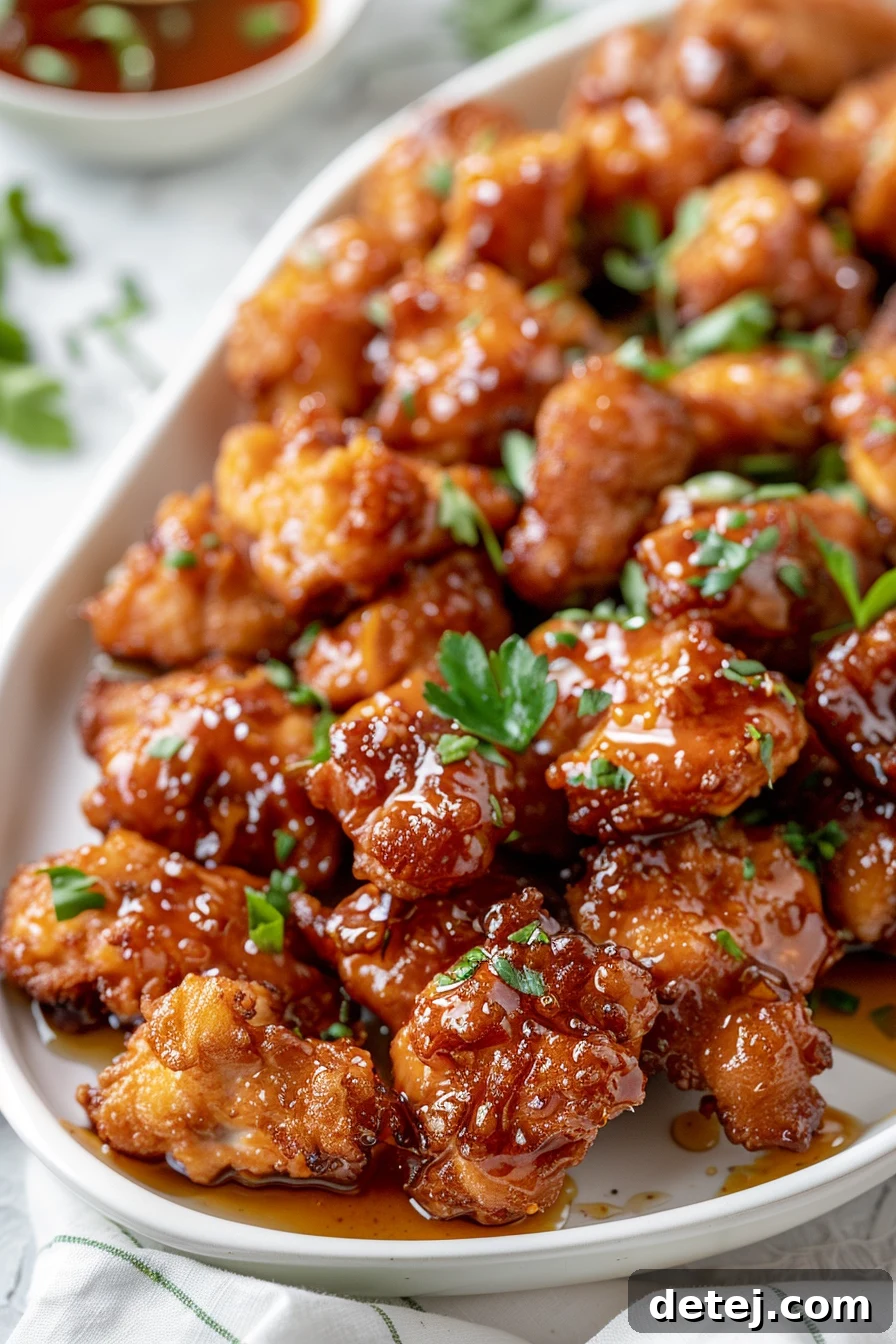 Sticky Honey Garlic Crispy Chicken 2 Honey Garlic Crispy Chicken
