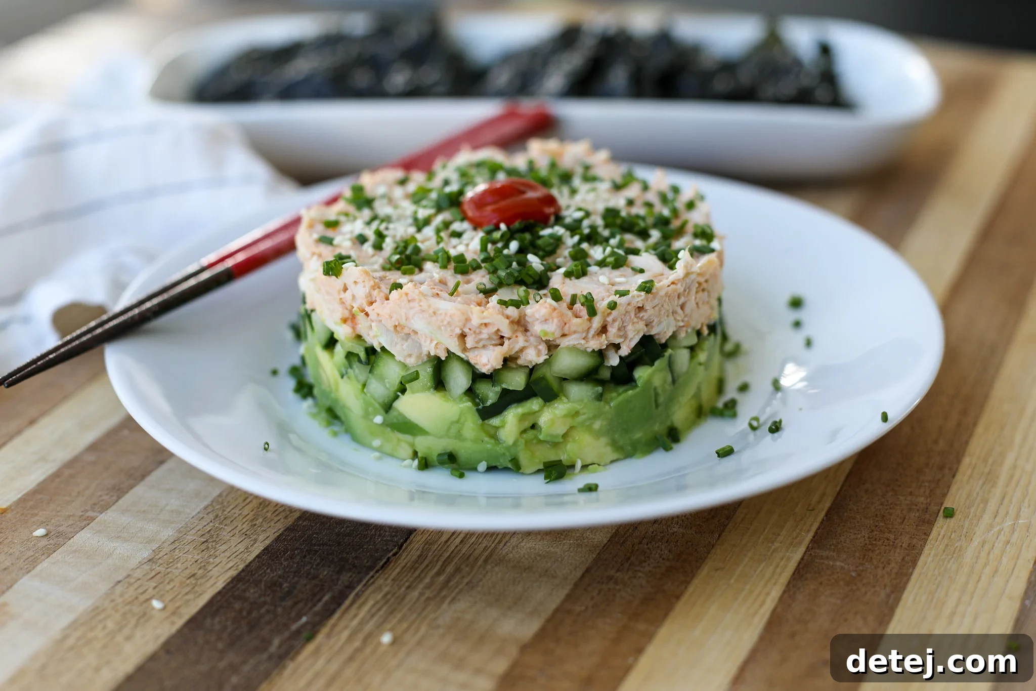 Spicy Crab Roll Stack – Healthyish Foods