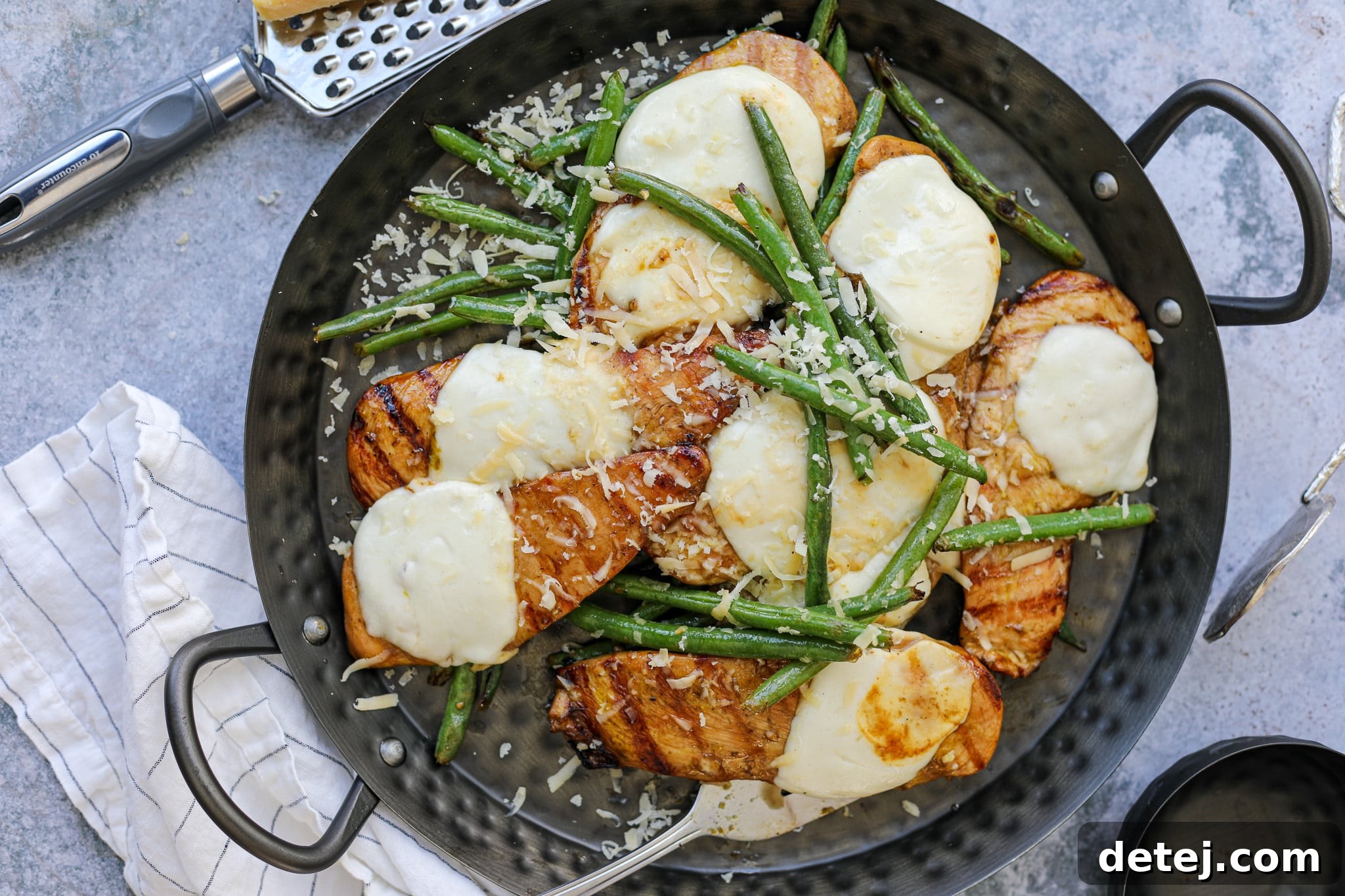 Grilled Balsamic Soy Chicken with Lemon Honey Green Beans – Healthyish Foods