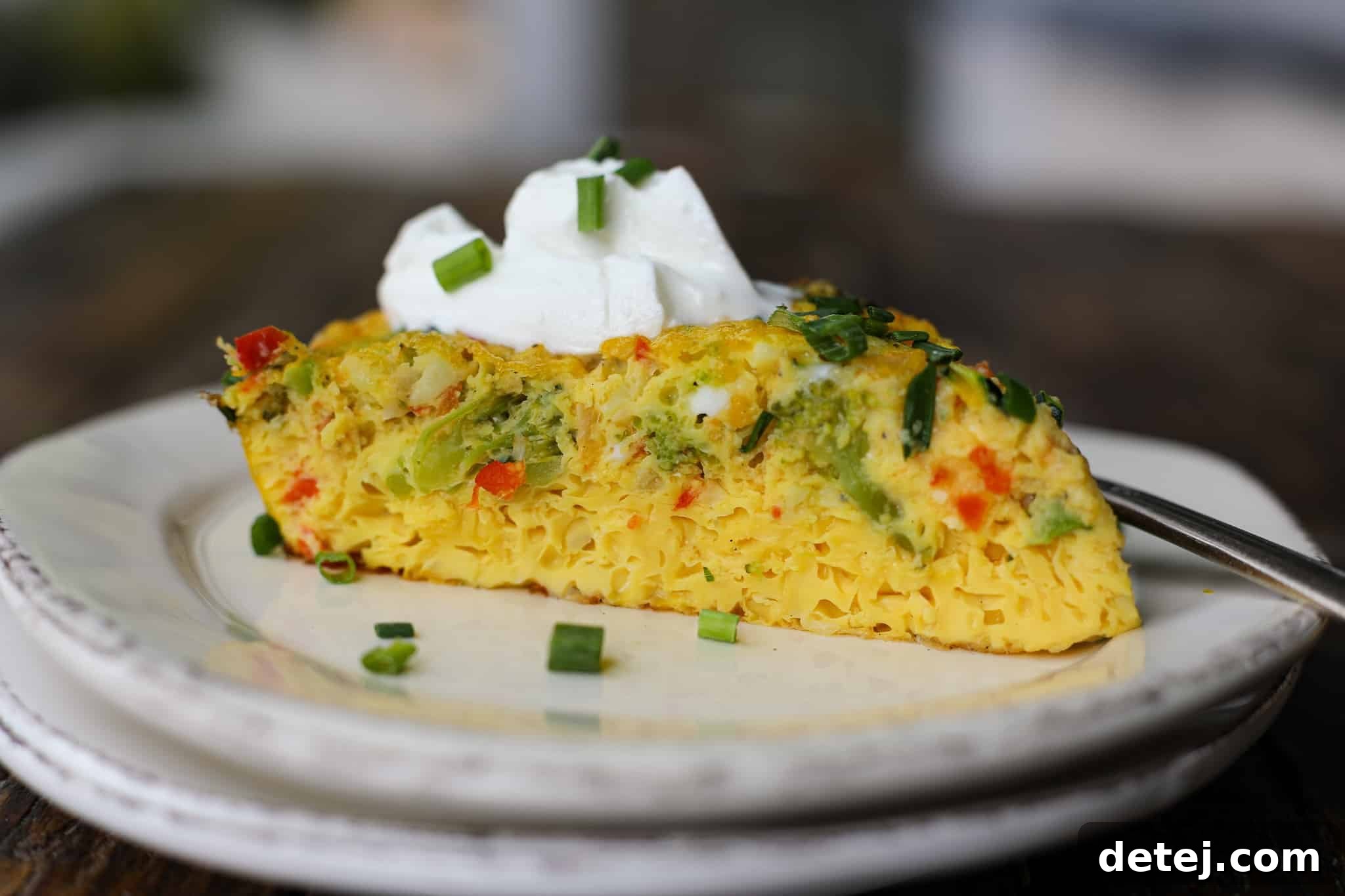 Ingredients prepared for the High Protein Cottage Cheese Frittata recipe