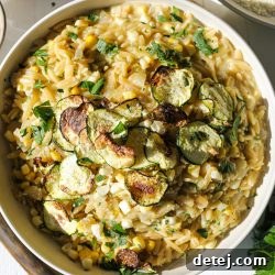 Creamy Corn and Grated Zucchini Orzo Pasta – Healthyish Foods