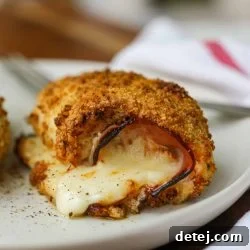 Air Fryer Chicken Cordon Bleu – Healthyish Foods