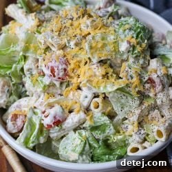 Chicken BLT Pasta Salad with Homemade Yogurt Ranch – Healthyish Foods