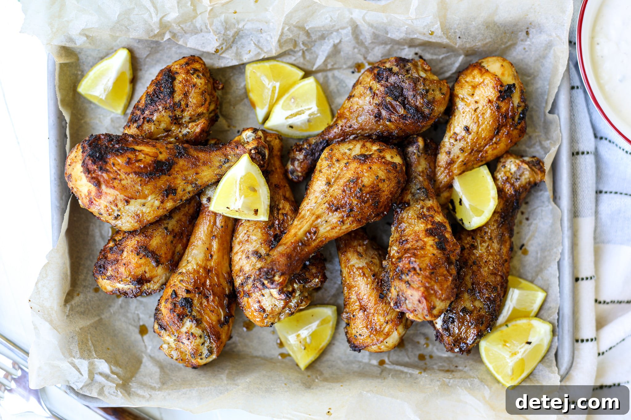 Perfectly Crispy Air-Fried Chicken Drumsticks 2 Air Fryer Chicken Drumsticks – Healthyish Foods
