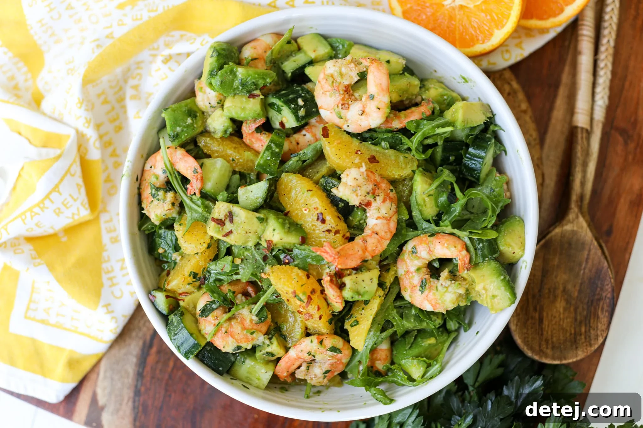 Avocado Shrimp Salad with Orange Cumin Vinaigrette – A Refreshing Summer Meal