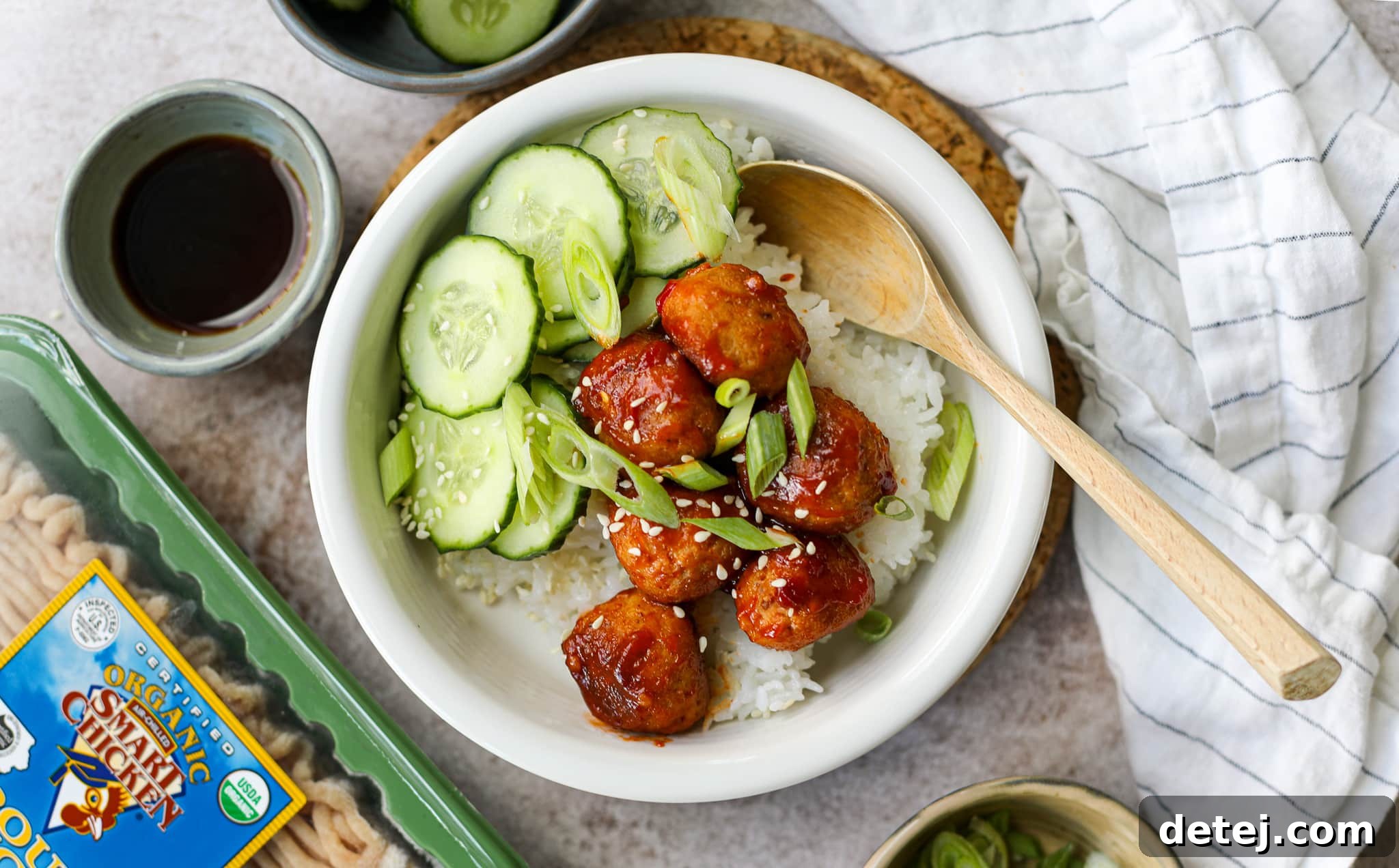Firecracker Chicken Meatballs – Healthyish Foods