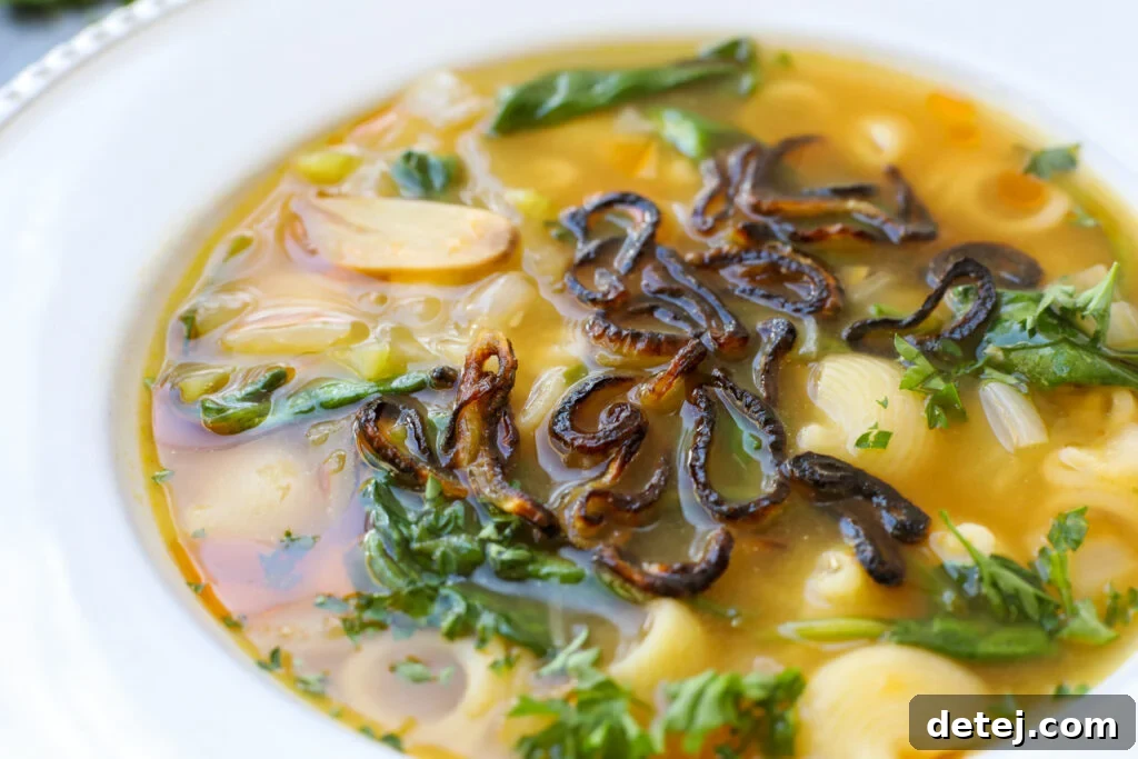 Garlic Ginger Immune Boosting Soup – Healthyish Foods