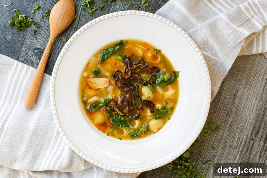 Garlic Ginger Immune Boosting Soup – Healthyish Foods