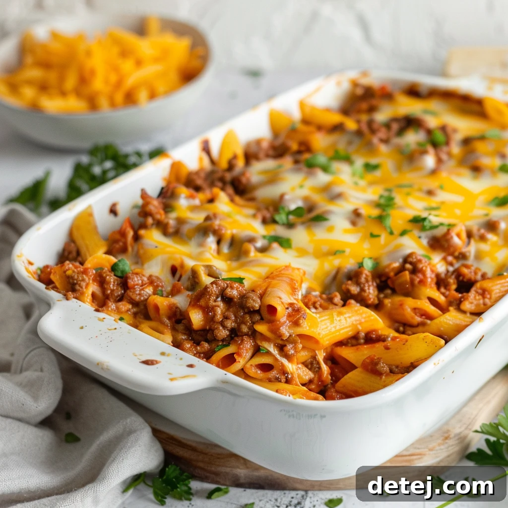 Easy Sloppy Joe Casserole