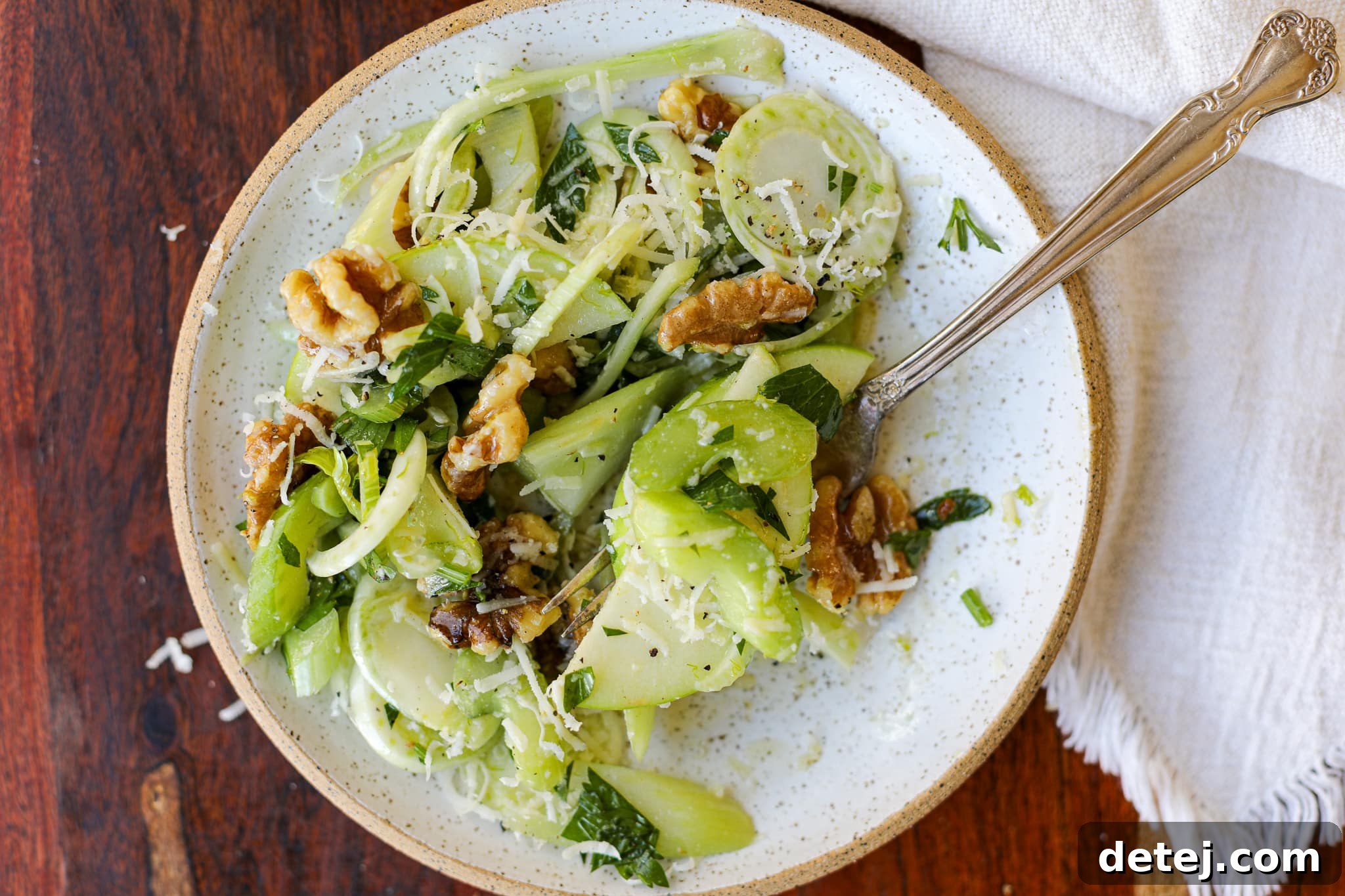 Celery Salad with Apple Cider Vinaigrette – Healthyish Foods
