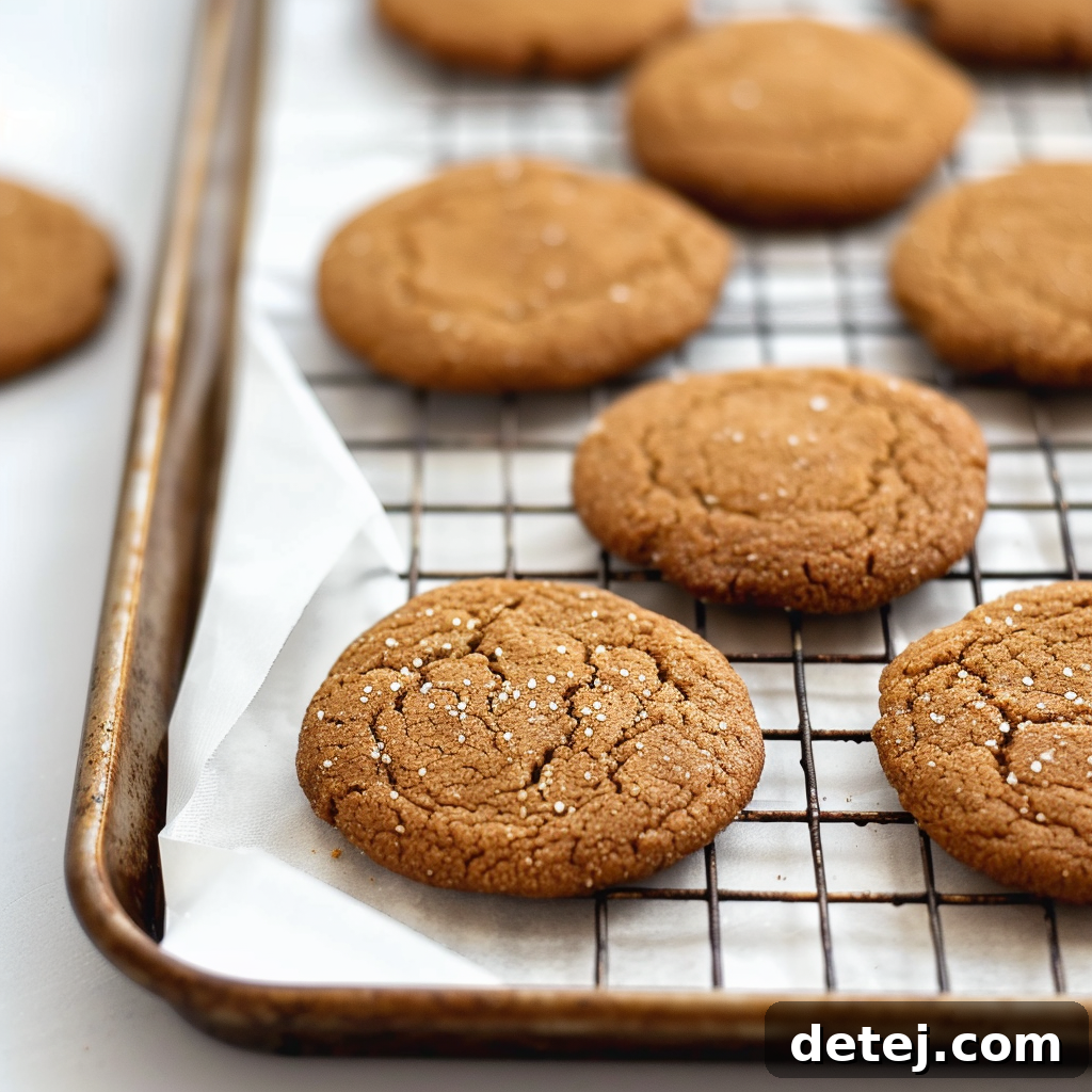 Easy Chewy Gingerbread Cookies