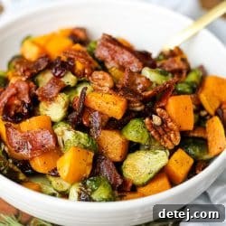 Roasted Butternut Squash and Brussel Sprout Salad – Healthyish Foods