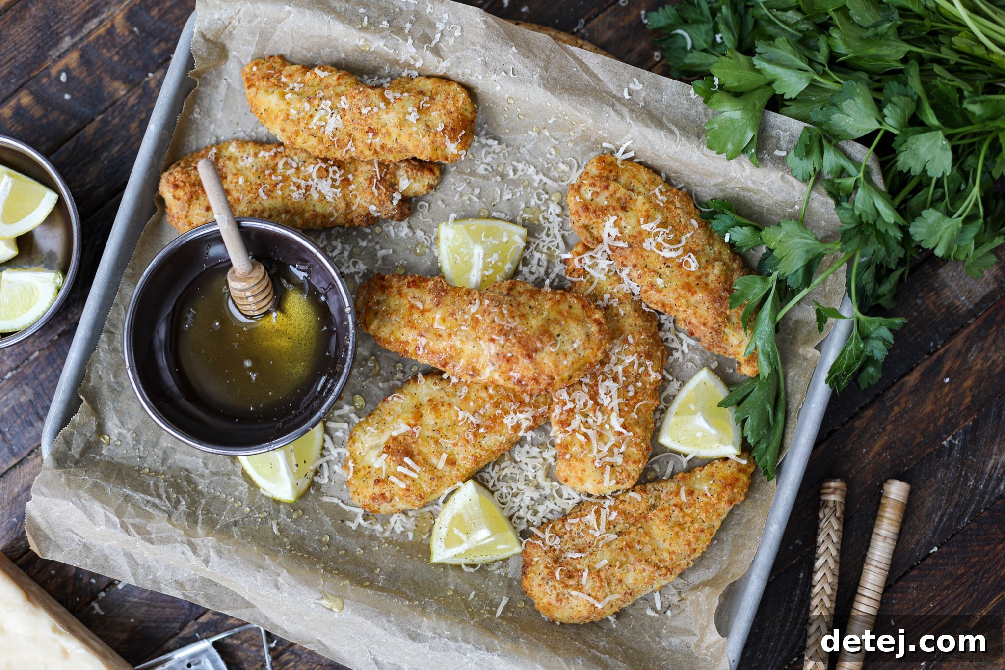 Air Fryer Cacio e Pepe style Chicken Tenders – Healthyish Foods
