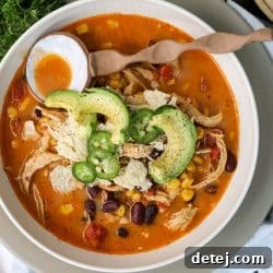 Hearty Chicken Tortilla Soup – Healthyish Foods