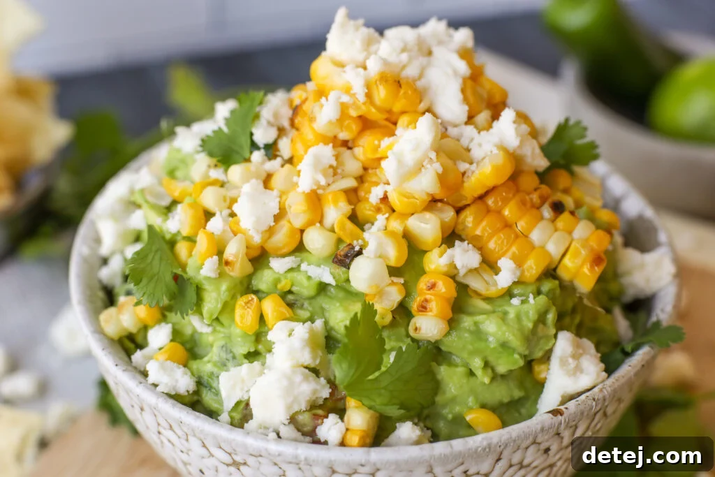 Street Corn Guacamole – Healthyish Foods