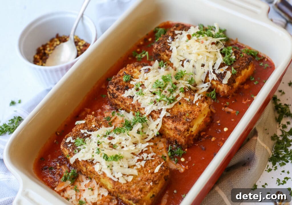Plant-Based Tofu Parmesan – Healthyish Foods
