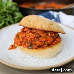 One Pan Ground Chicken Sloppy Joe’s – Healthyish Foods