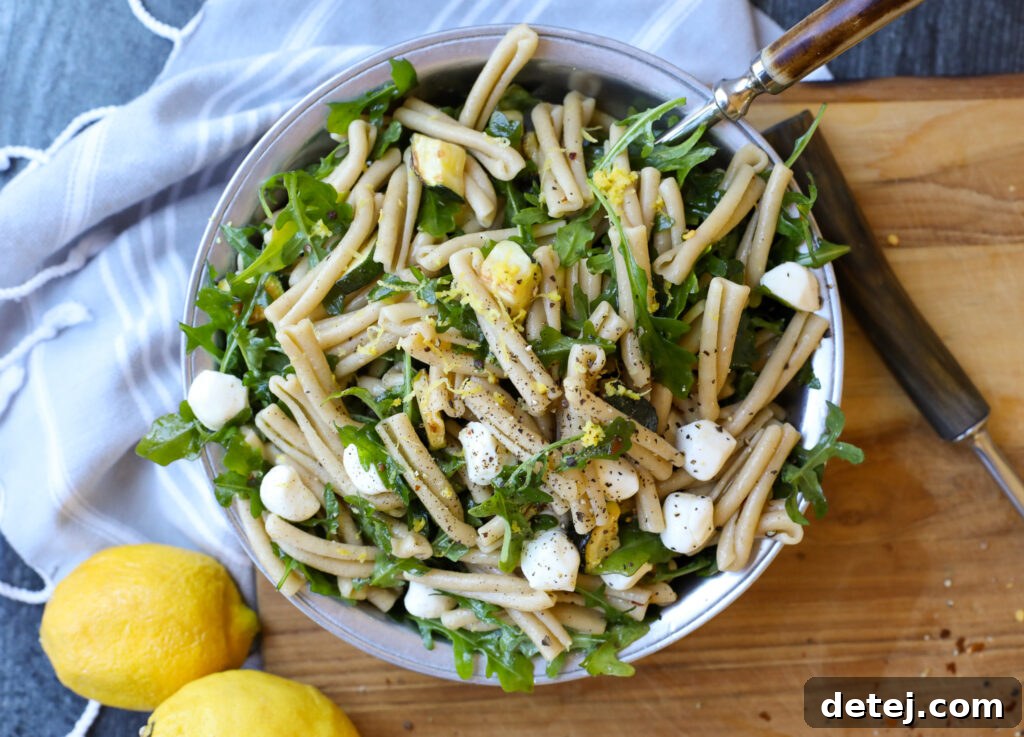 Whole Wheat Casarecce Pasta Salad - Healthyish Foods