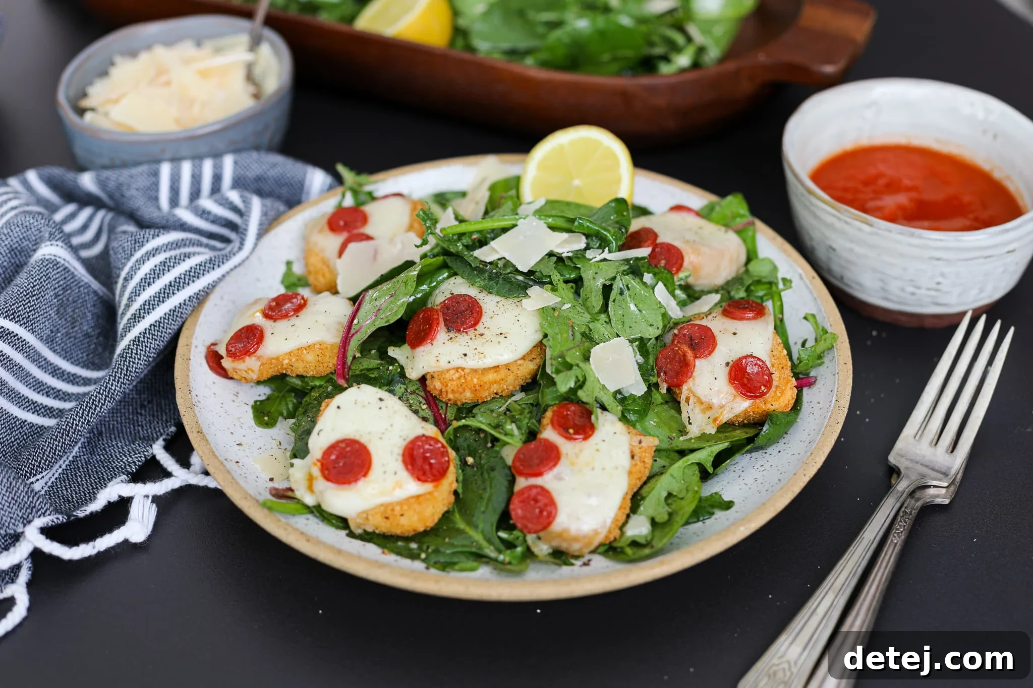Air Fryer Chicken Nugget Pizza Bites – Healthyish Foods