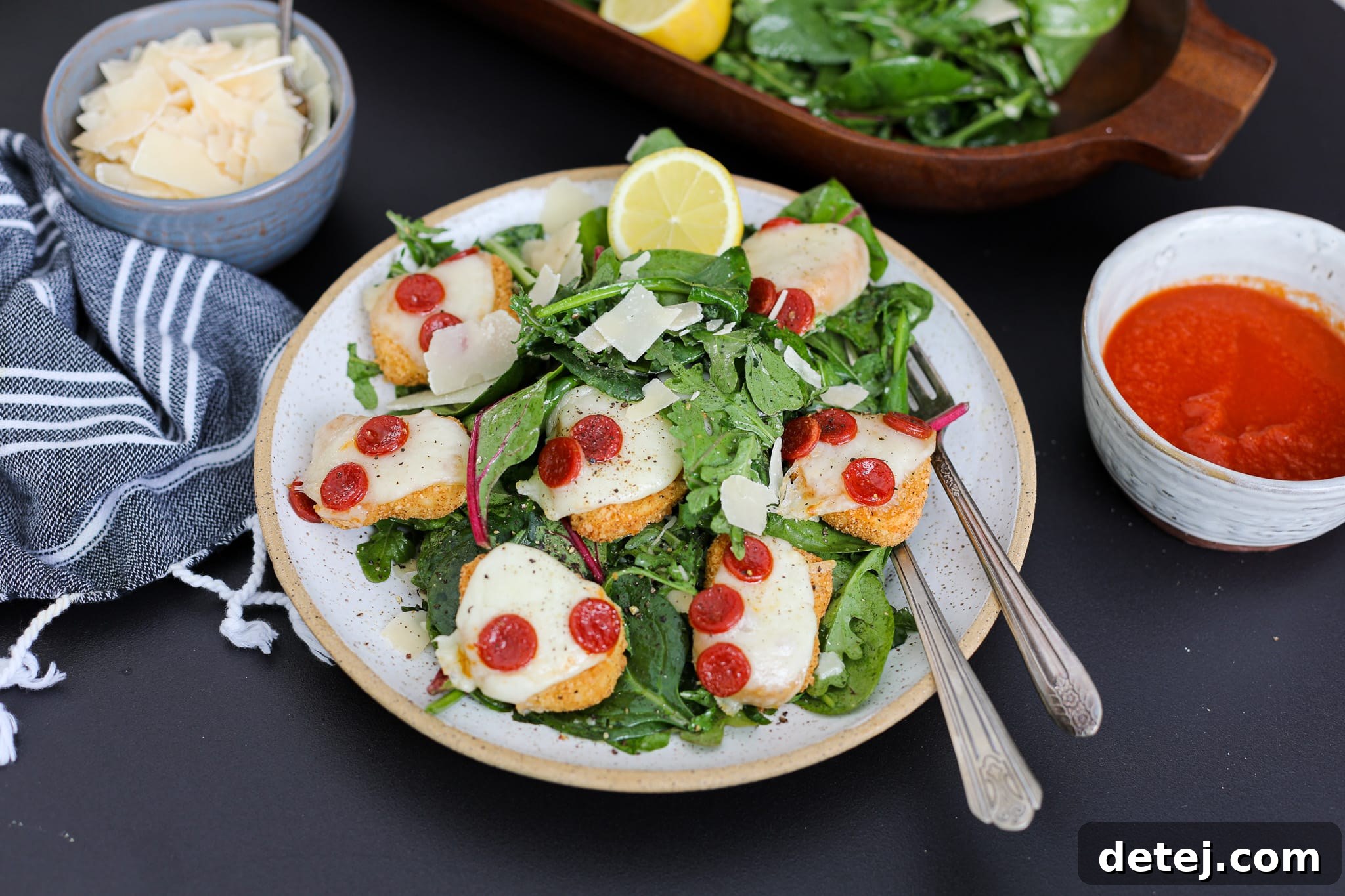 Air Fryer Chicken Nugget Pizza Bites – Healthyish Foods