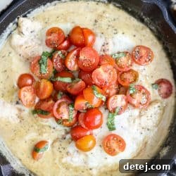 One Pan Creamy Pesto Chicken – Healthyish Foods