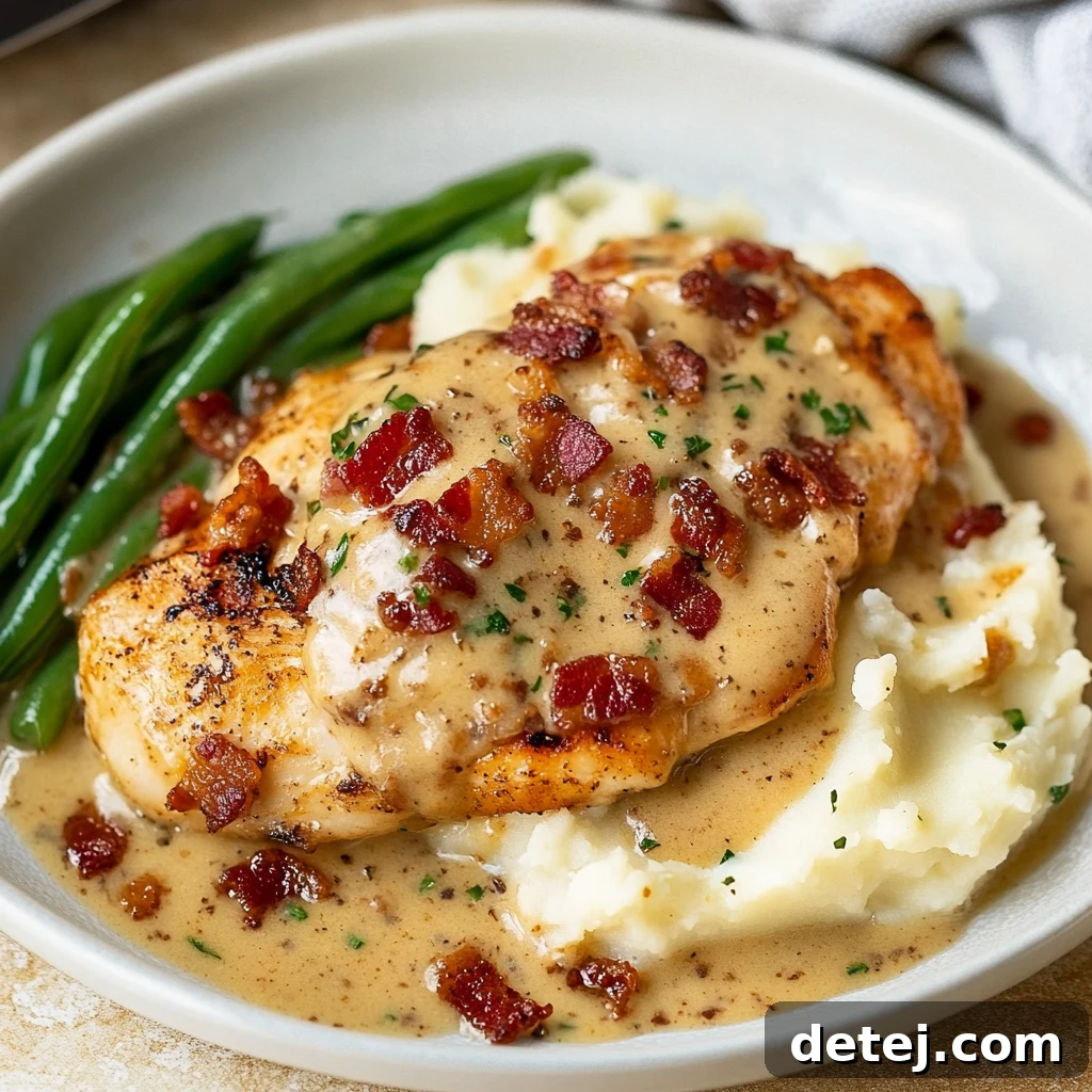 Easy Stovetop Smothered Chicken
