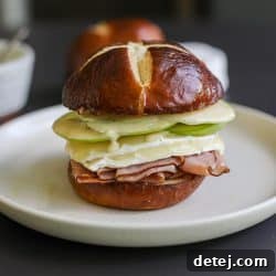 finished shot of the sandwich