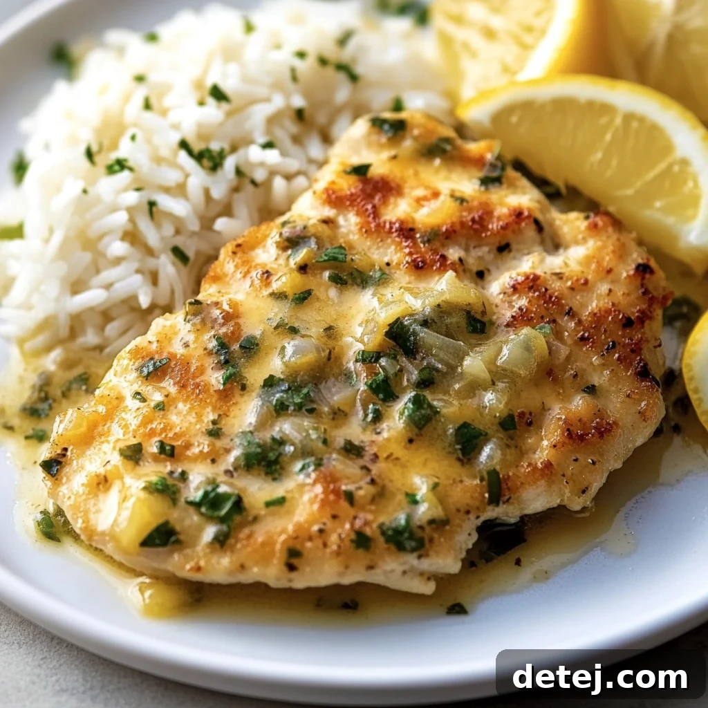 Chicken Piccata with Lemon Sauce