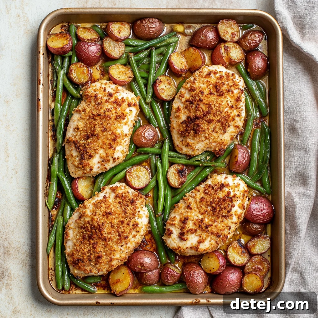 Healthy Chicken Parmesan with Vegetables