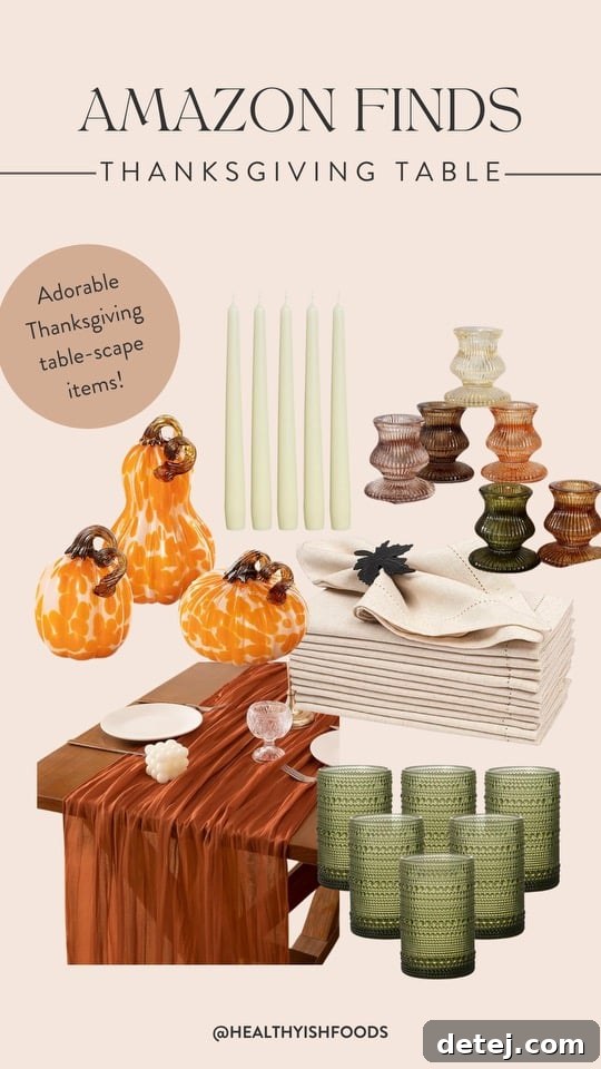 Thanksgiving finds from Amazon for convenient online shopping.