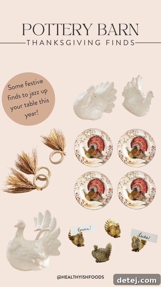 Thanksgiving splurge-worthy items from Pottery Barn.
