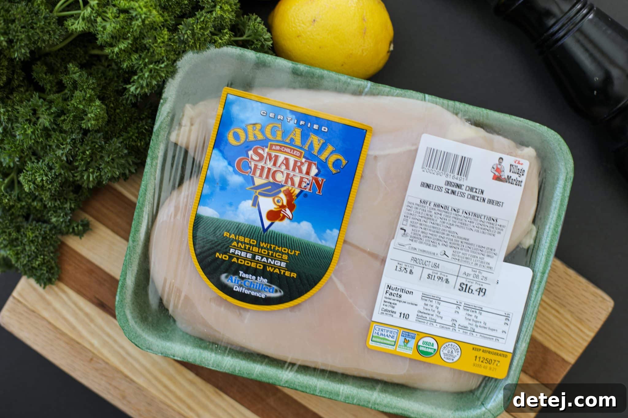 smart chicken in packaging. 