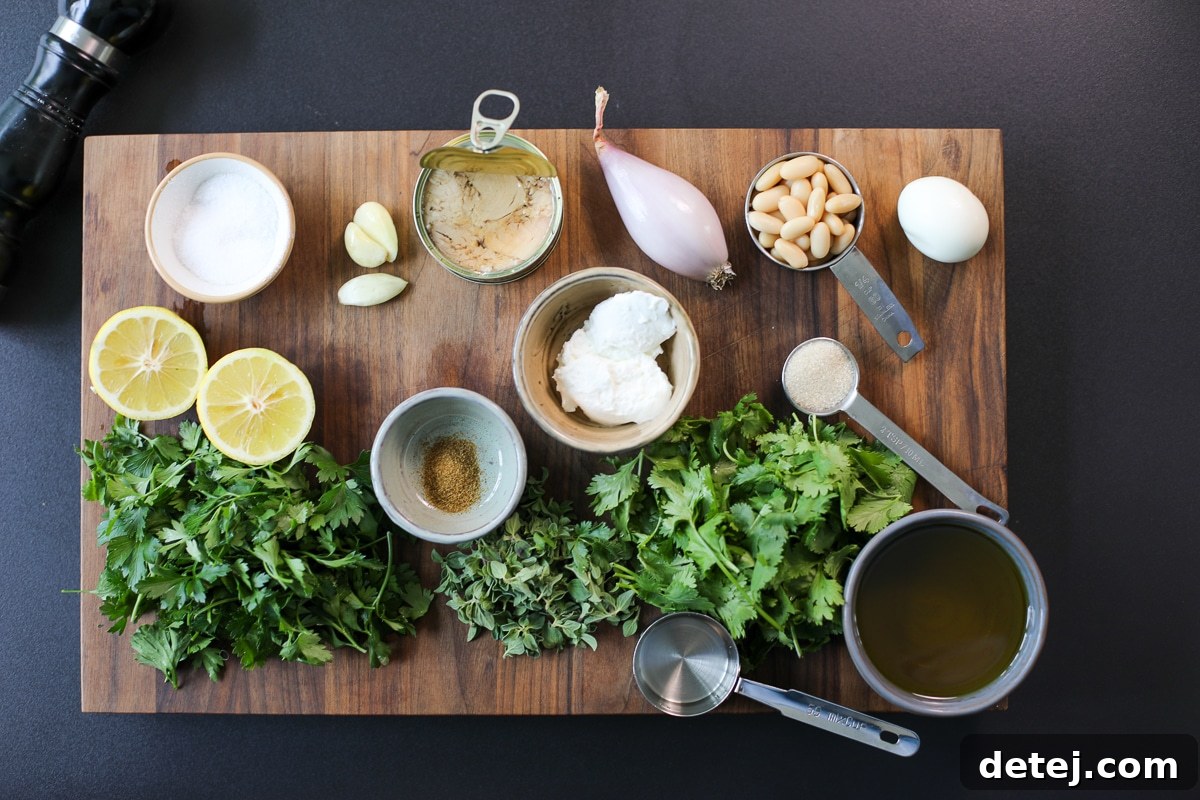 ingredients needed for smashed bean tuna salad