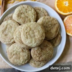 the orange spiced cookies