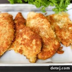 Walking Chicken Cutlets: Healthyish Foods - a single, perfectly golden-brown Walking Chicken Cutlet