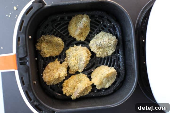 shrimp in basket.