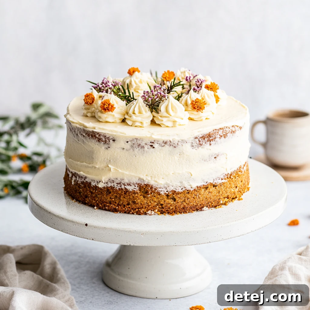 Sweet Carrot Spice, Cream Cheese Cloud 2 A perfectly frosted carrot cake with velvety cream cheese frosting