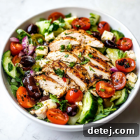 Healthy Greek Chicken Salad recipe image