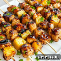 Easy Hawaiian Chicken Kabobs