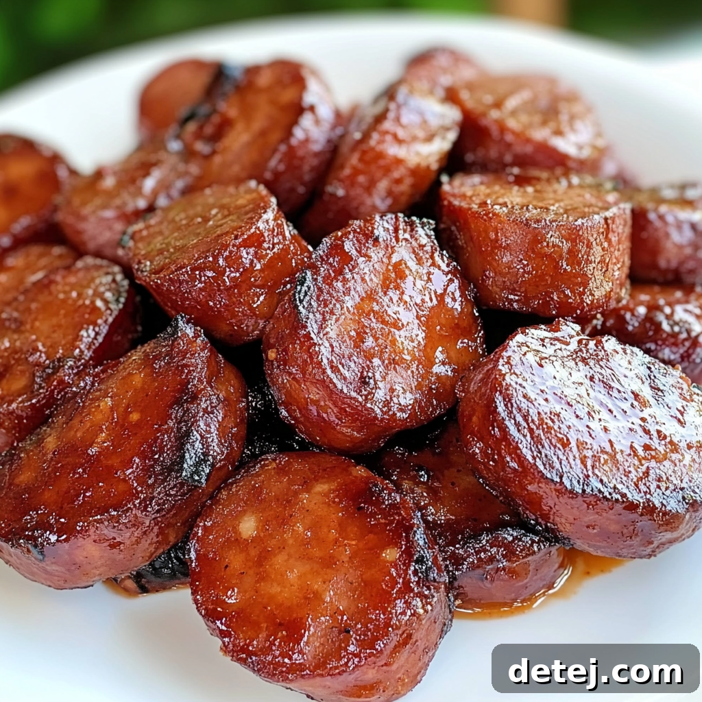 Easy Smoked BBQ Sausage
