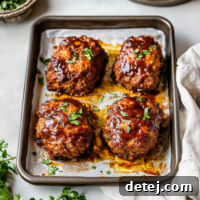 Easy Mini BBQ Meatloaf