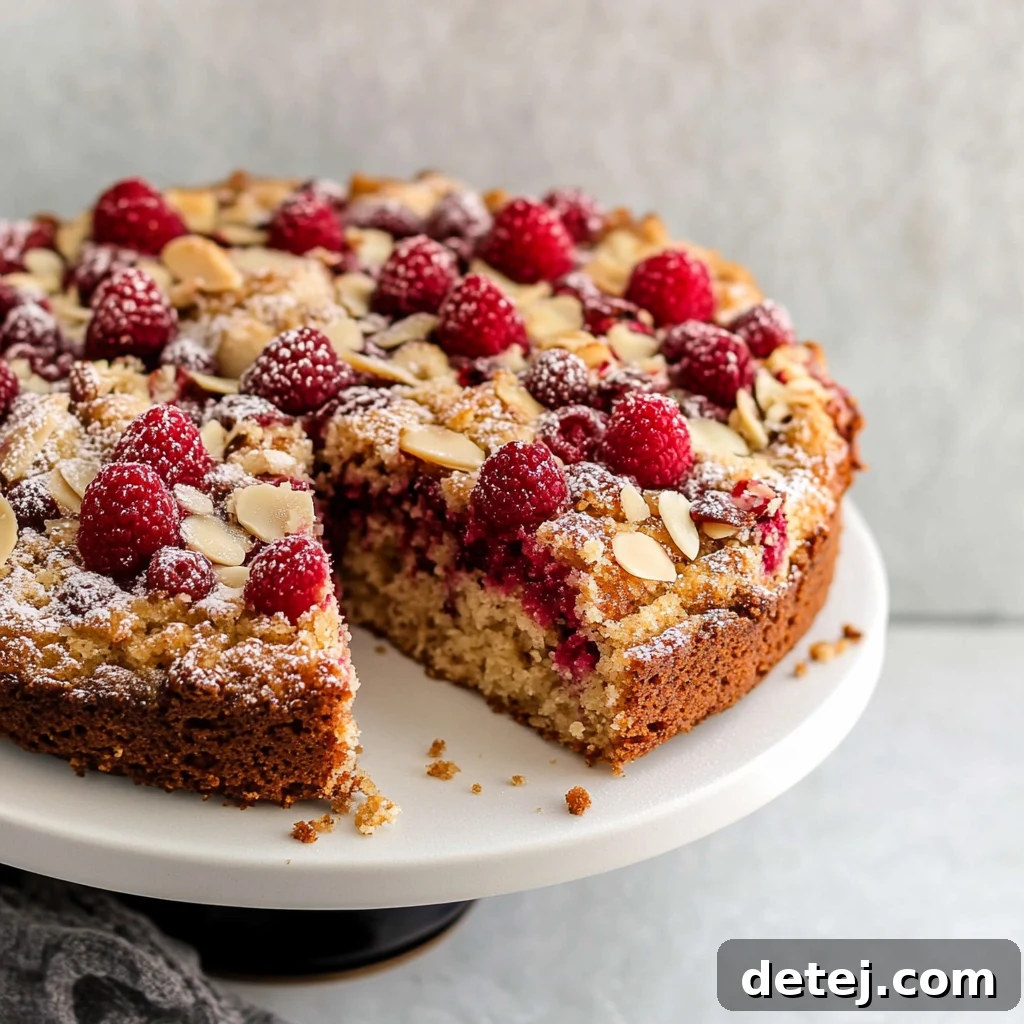 Raspberry Almond Coffee Cake