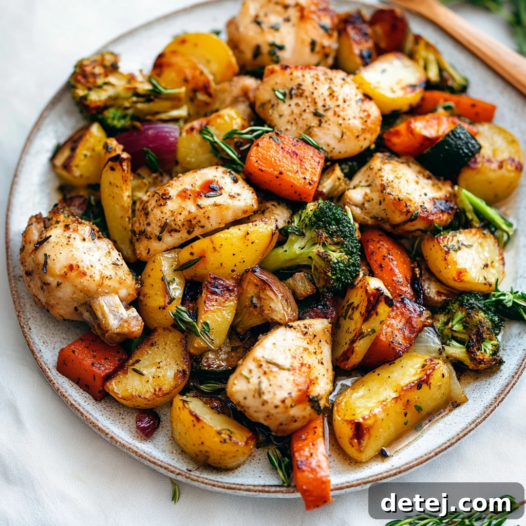 Sheet Pan Lemon Herb Chicken and Vegetables