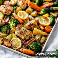 Sheet Pan Lemon Herb Chicken and Vegetables