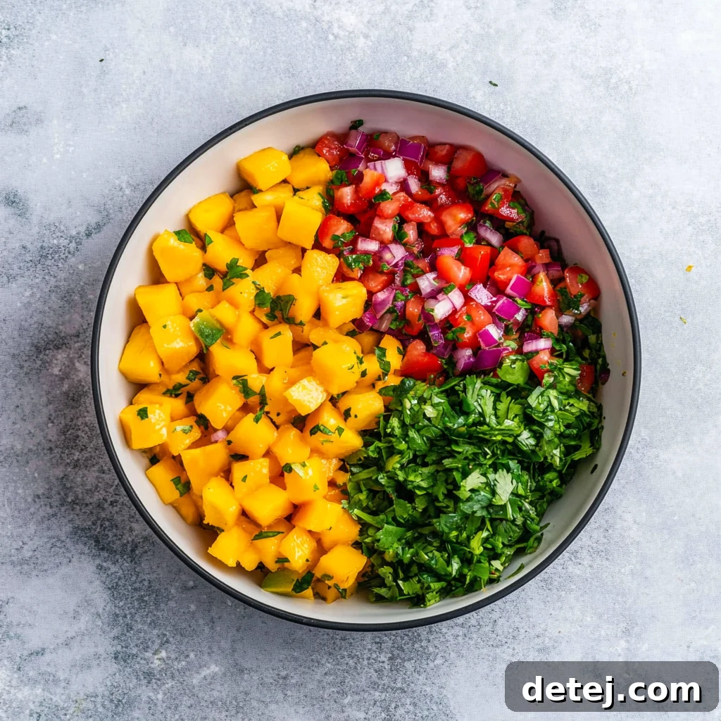Easy Healthy Mango Salsa