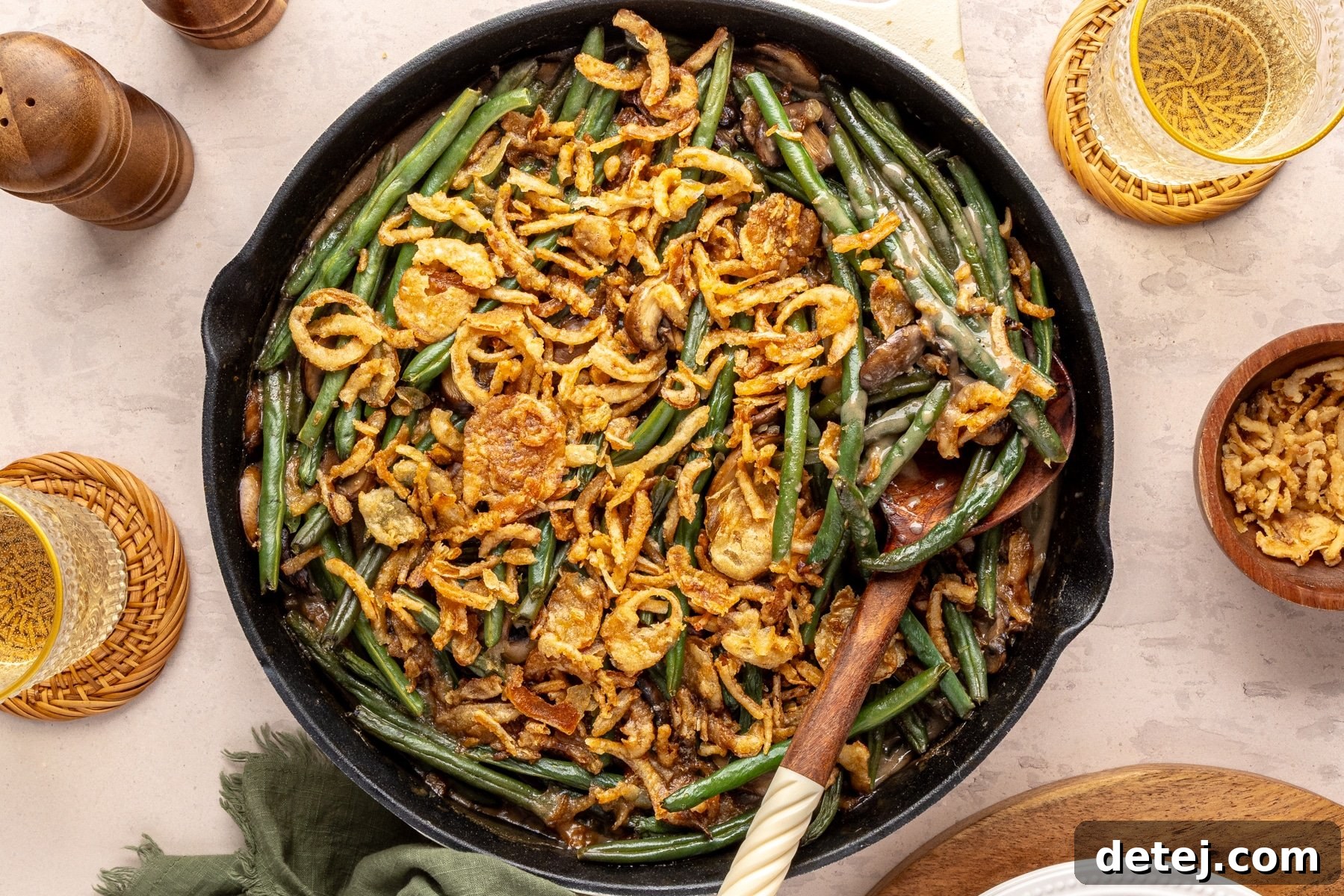 green bean casserole. 