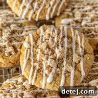 Thumbnail of Pumpkin Streusel Crumble Cookies with Maple Glaze