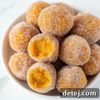 Cinnamon Sugar Pumpkin Donut Holes